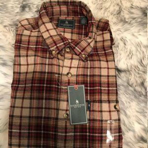 G.H. Bass & Co. Men's Plaid Long Sleeve Button Top
